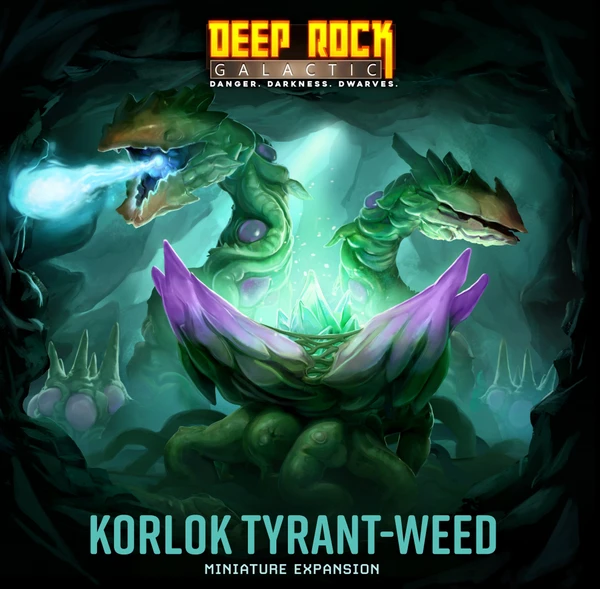 Cover image of Deep Rock Galactic: The Board Game – Korlok Tyrant-Weed Miniature Expansion board game