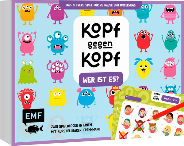 Cover image of Der ultimative Spielblock: Kopf gegen Kopf – Wer ist es? board game