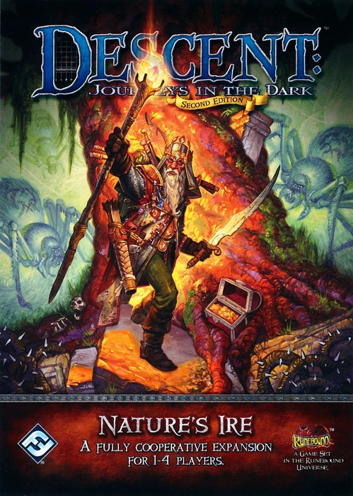 Cover image of Descent: Journeys in the Dark (Second Edition) – Nature's Ire board game