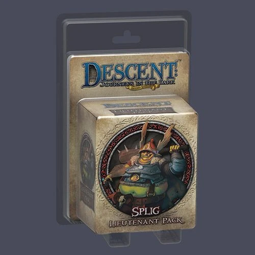 Cover image of Descent: Journeys in the Dark (Second Edition) – Splig Lieutenant Pack board game
