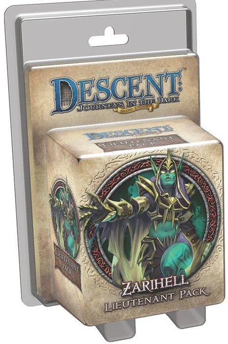 Cover image of Descent: Journeys in the Dark (Second Edition) – Zarihell Lieutenant Pack board game