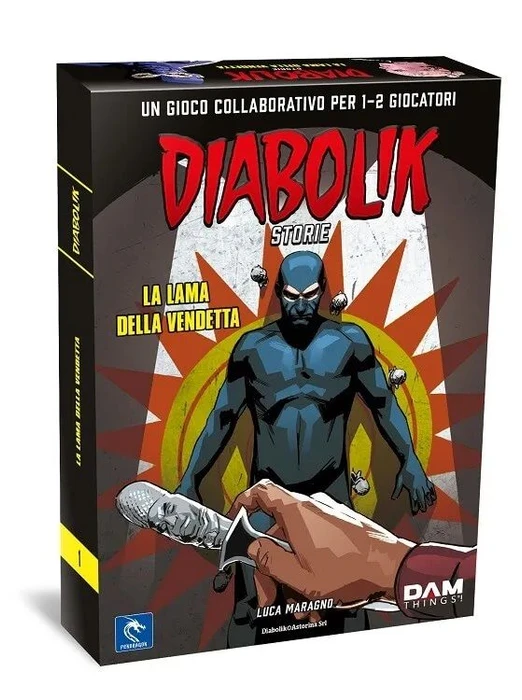 Cover image of Diabolik: La lama della vendetta board game