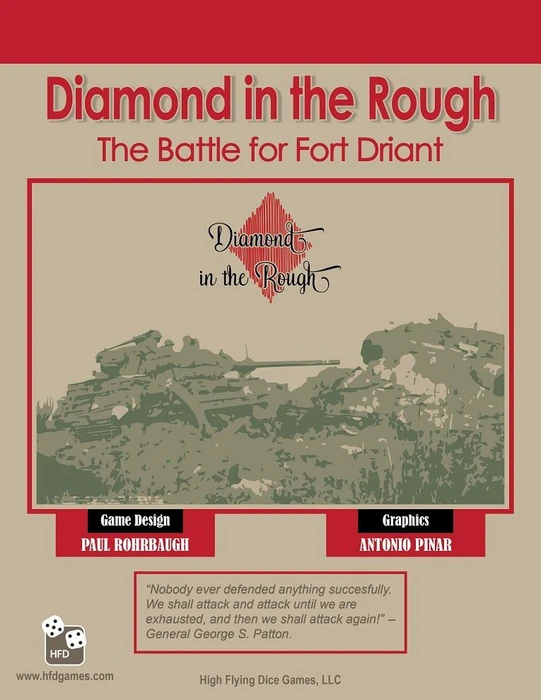 Cover image of Diamond in the Rough: The Battle for Fort Driant, October 1944 board game