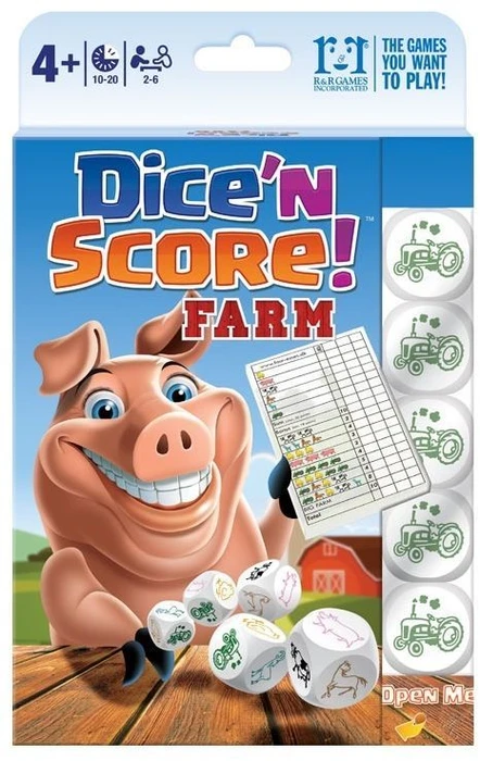 Cover image of Dice'n Score! Farm board game