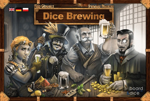 Cover image of Dice Brewing board game