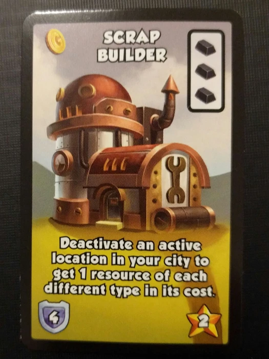 Cover image of Dice City: Scrap Builder board game