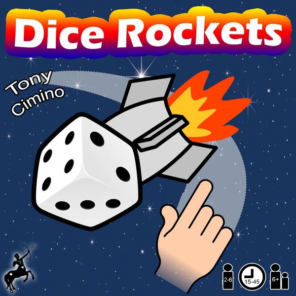 Cover image of Dice Rockets board game
