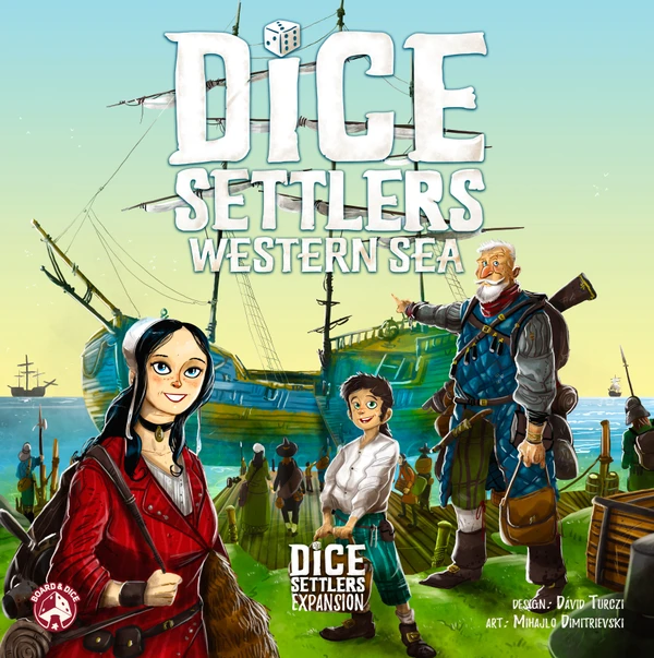 Cover image of Dice Settlers: Western Sea board game
