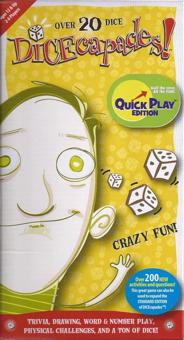 Cover image of DICEcapades! Quick Play Edition board game