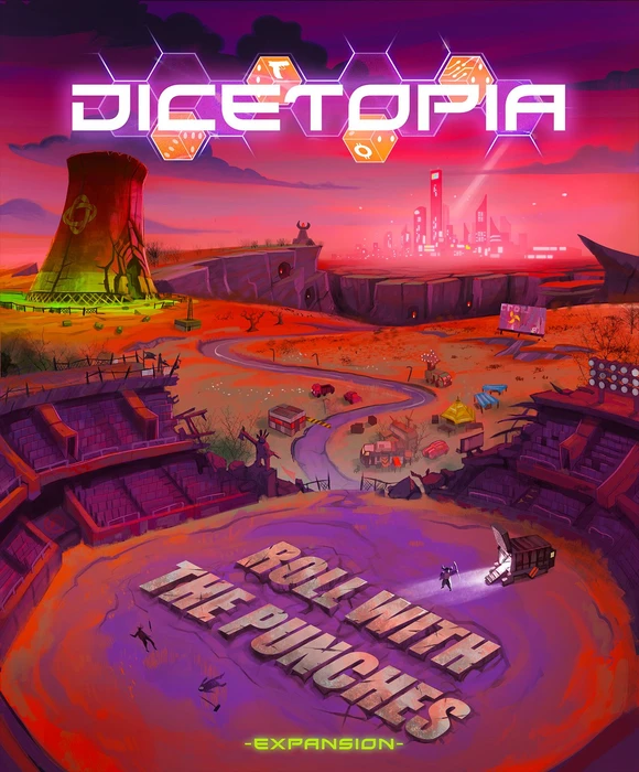 Cover image of Dicetopia: Roll with the Punches board game