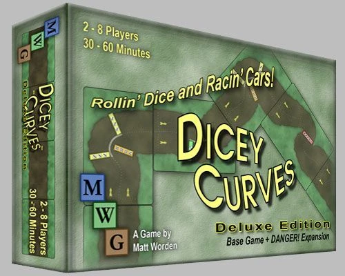 Cover image of Dicey Curves: Deluxe Edition board game