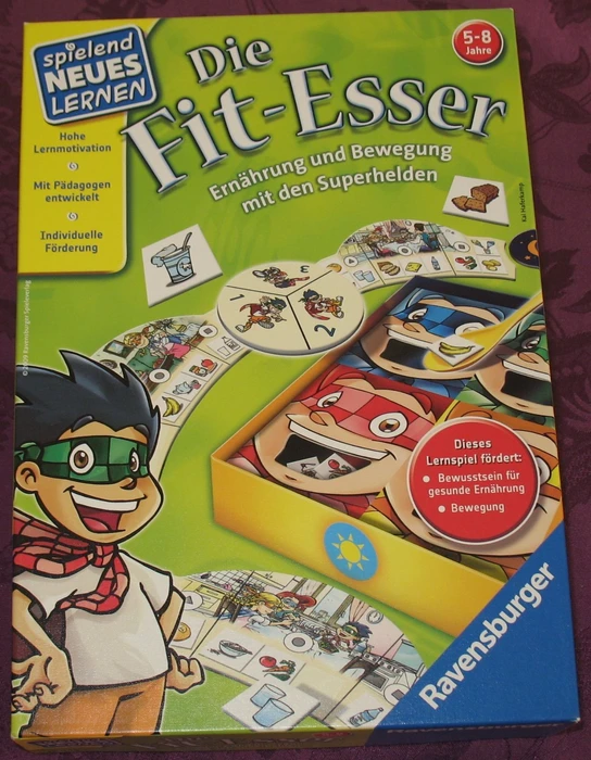 Cover image of Die Fit-Esser board game