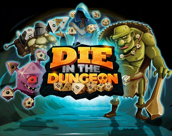 Cover image of DIE in the Dungeon! board game