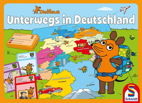 Cover image of Die Maus: Unterwegs in Deutschland board game