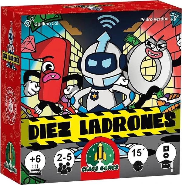 Cover image of Diez Ladrones board game
