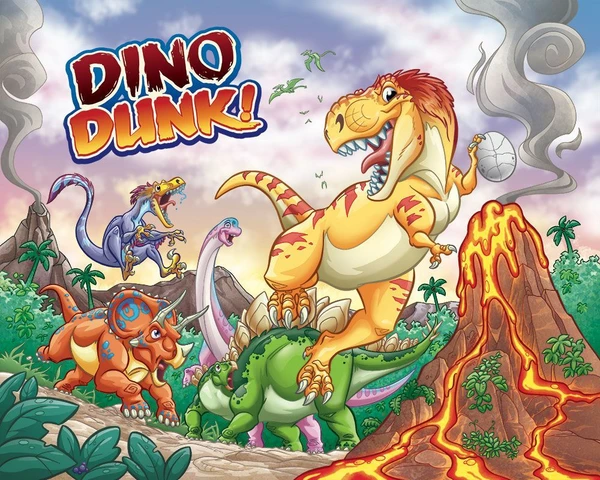 Cover image of Dino Dunk board game