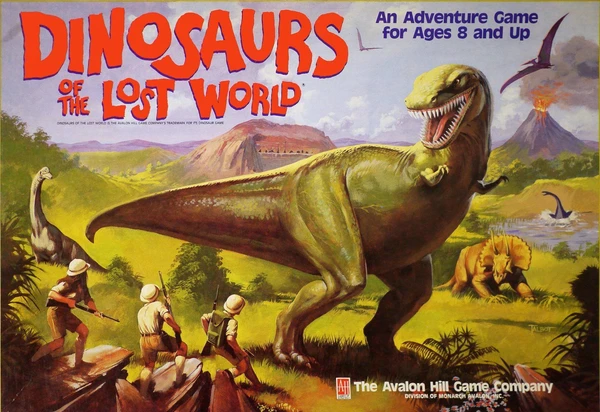 Cover image of Dinosaurs of the Lost World board game
