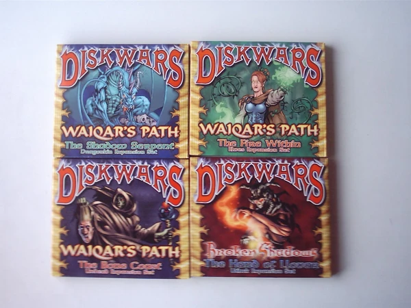 Cover image of Diskwars: Waiqar's Path – The Fire Within board game