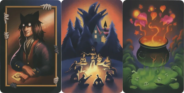 Cover image of Dixit: "The Werewolves of Miller's Hollow: The Pact" Promo Card Pack board game