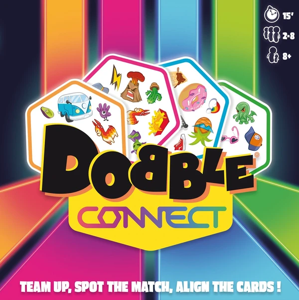 Cover image of Dobble Connect board game