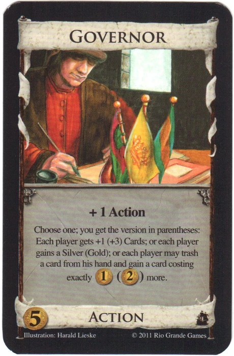 Cover image of Dominion: Governor Promo Card board game