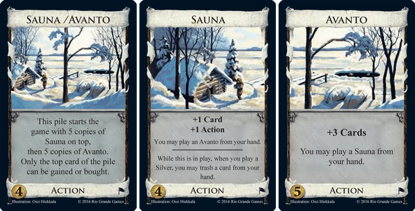 Cover image of Dominion: Sauna / Avanto Promo Card board game
