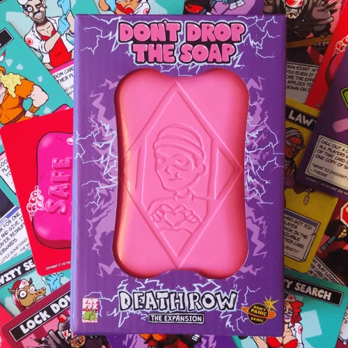 Cover image of Don't drop the soap: Deathrow board game