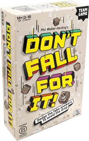 Cover image of Don't Fall For It! board game