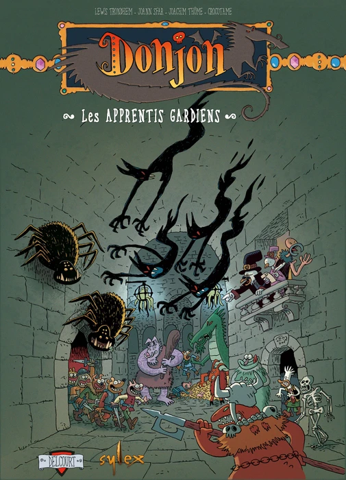 Cover image of Donjon: Les Apprentis Gardiens board game