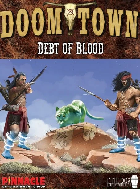 Cover image of Doomtown: Debt of Blood board game