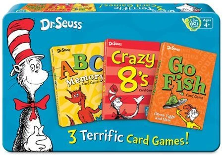 Cover image of Dr. Seuss: 3 Terrific Card Games! board game