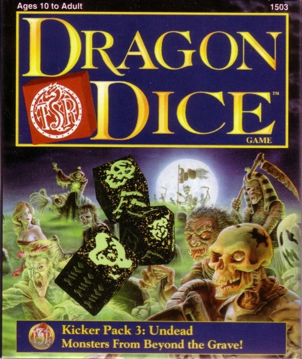 Cover image of Dragon Dice: Kicker Pack 3 – Undead board game