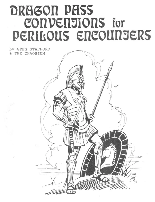 Cover image of Dragon Pass Conventions for Perilous Encounters board game