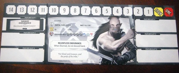 Cover image of Dragonfire: Fighter Half-Orc Promo Card board game