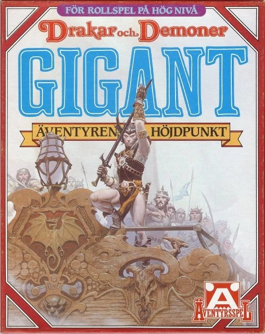 Cover image of Drakar och demoner: Gigant Fältslagsregler board game