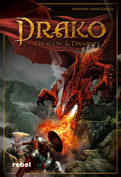Cover image of Drako: Dragon & Dwarves board game