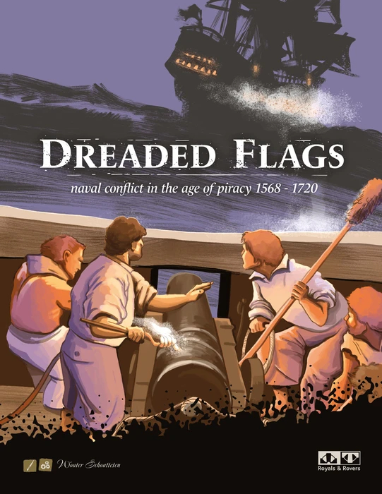 Cover image of Dreaded Flags: Naval Conflict in the Age of Piracy 1568 - 1720 board game