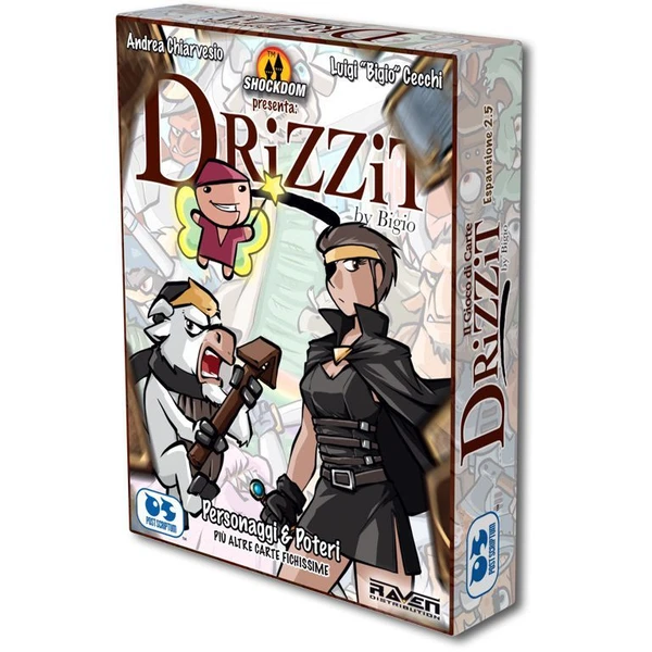 Cover image of Drizzit: Il gioco di carte – Personaggi e Poteri (più altre carte fichissime) board game