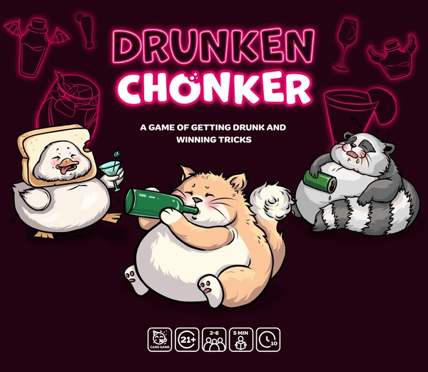 Cover image of Drunken Chonker board game