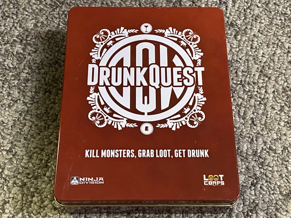 Cover image of DrunkQuest board game