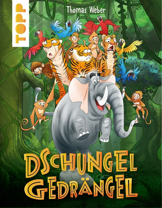 Cover image of Dschungelgedrängel board game