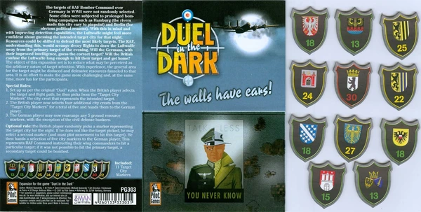 Cover image of Duel in the Dark: The Walls Have Ears board game