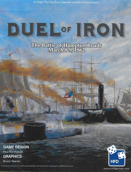 Cover image of Duel of Iron: The Battle of Hampton Roads, March 8th and 9th, 1862 board game