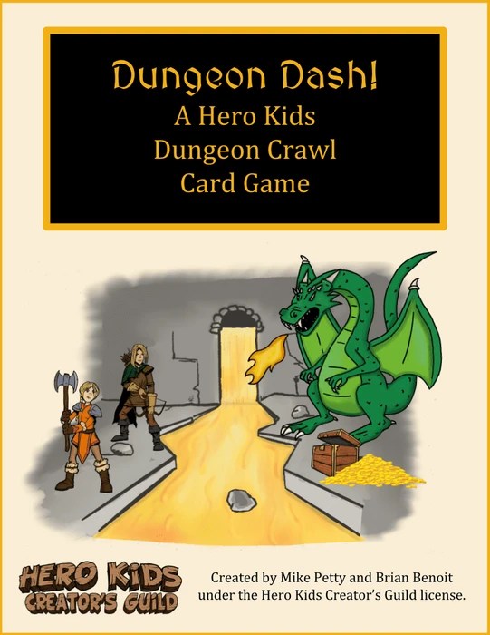 Cover image of Dungeon Dash!: A Hero Kids Dungeon Crawl Card Game board game