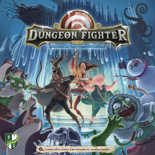 Cover image of Dungeon Fighter in the Castle of Frightening Frosts board game