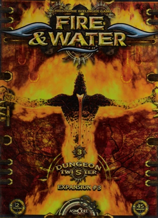 Cover image of Dungeon Twister: Fire and Water board game