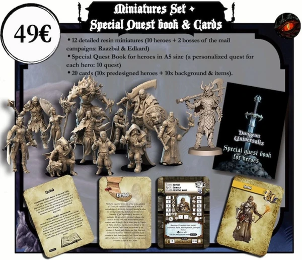 Cover image of Dungeon Universalis: Special Quest Book for Heroes board game