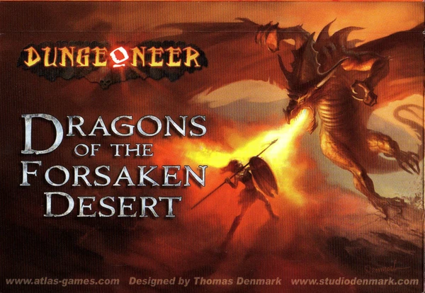 Cover image of Dungeoneer: Dragons of the Forsaken Desert board game
