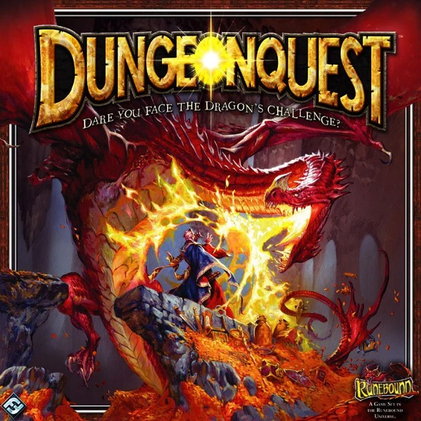 Cover image of DungeonQuest (Third Edition) board game