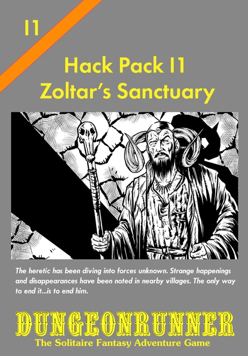 Cover image of Dungeonrunner: Zoltar's Sanctuary board game